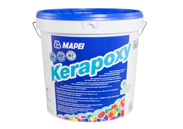 Mapei Kerapoxy 10 kg. Hvid, Skridsikker, høj kvalitets to-komponent syrebestandig fugemasse og lim